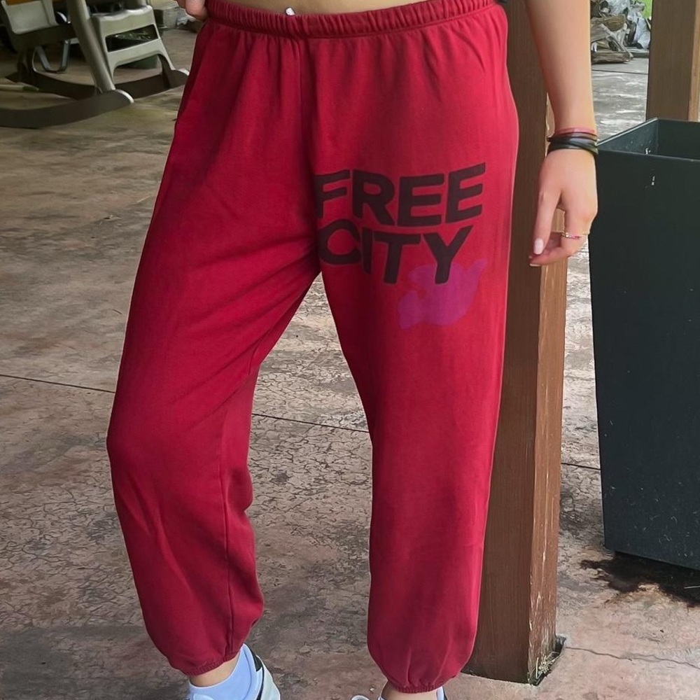 FreeCity Cotton Logo Sweatpants size x-small